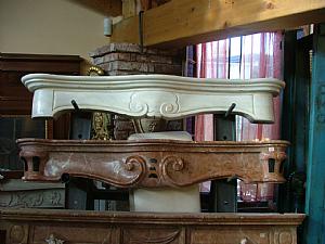Marble mantelpiece